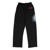 HELLRAISER MIDWEIGHT SWEATPANT - BLACK Back. Red logo on  Right top.