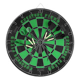 WEB DART BOARD - BLACK/DK GREEN front. creature logo around the board. 