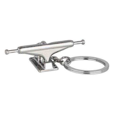 STAGE 11 TRUCK KEY CHAIN - ANTIQUE NICKEL. Small size truck with a ring