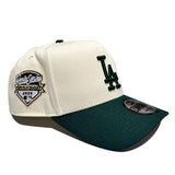 New Era 940AF LA Dodgers WS25 Snapback - Chrome/Dark Green Side