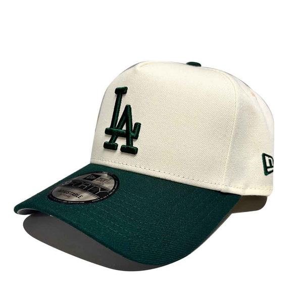 New Era 940AF LA Dodgers WS25 Snapback - Chrome/Dark Green