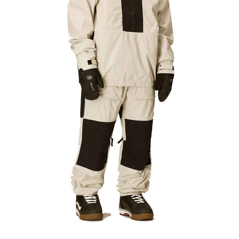 686 25/26 2.5L Ghost Pant - Limestone Grid