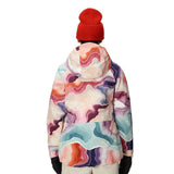 686 25/26 Women's Athena Insulated Jacket - Sedimentary Print Bavk