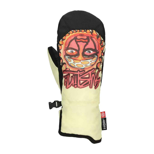 686 x Sublime 25/26 Women's Revel Mitt - Sublime Yellow Tie Dye
