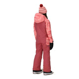 686 25/26 Girl's Shine Insulated Bib - Rosewood Back