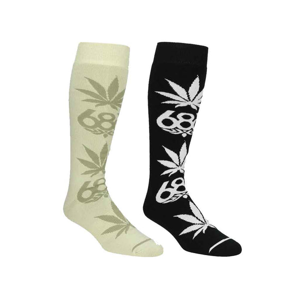 686 x Huf 25/26 Snow Socks 2PK - Multi