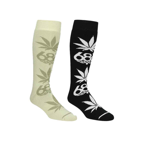 686 x Huf 25/26 Snow Socks 2PK - Multi