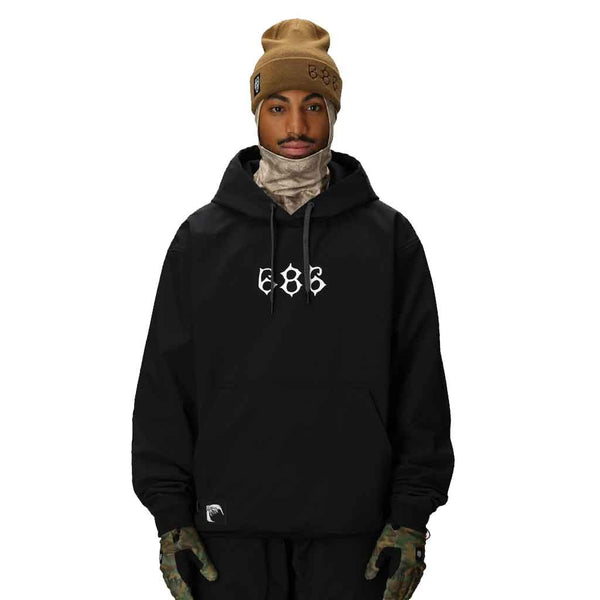 686 25/26 Waterproof Team Hoody - Black Print