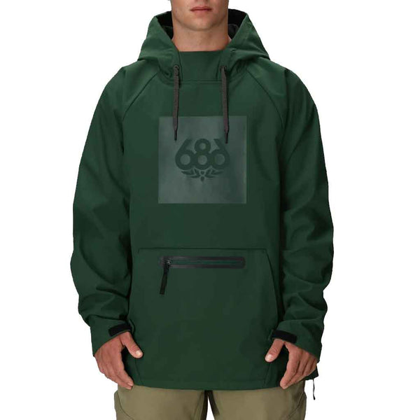 686 25/26 Waterproof Hoody - Moss Green