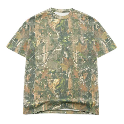 Cotton Collection 7.5oz Oversized Box Washed S/S Tee - Tree Camo