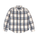  8VIII Plaid L/S Flannel - Cream/Black/Brown