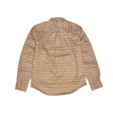 8VIII Plaid L/S Flannel - Cream/Brown