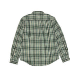 8VIII Plaid L/S Flannel - Green Back