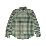 8VIII Plaid L/S Flannel - Green