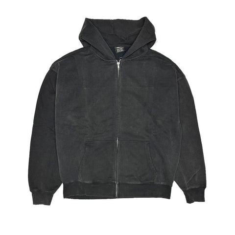8VIII Eighty-8 Zip Hoodie - Washed Black