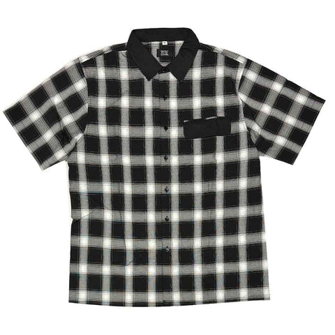 8VIII S/S Big Plaid Woven Shirt - Black/White