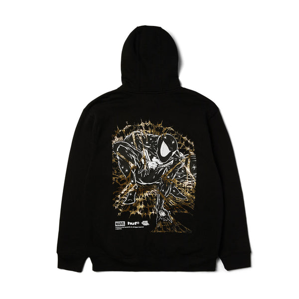 Huf x Spiderman Arachknight FZ Hoodie - Black Back