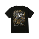 Huf x Spiderman Arachknight Gold  S/S Tee - Black
