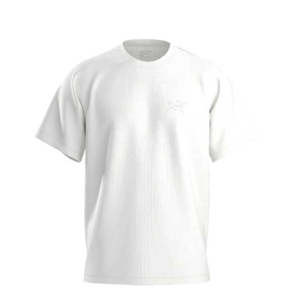 Arc'teryx Kragg SL Cotton Shirt S/S Tee - White Light -Front