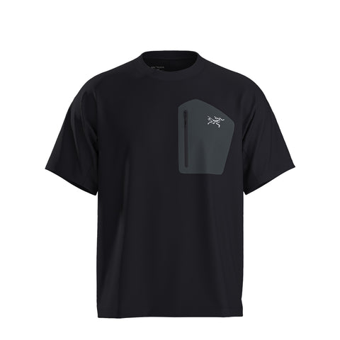 Arc'teryx Konseal Pocket S/S Tee - Black / Grey