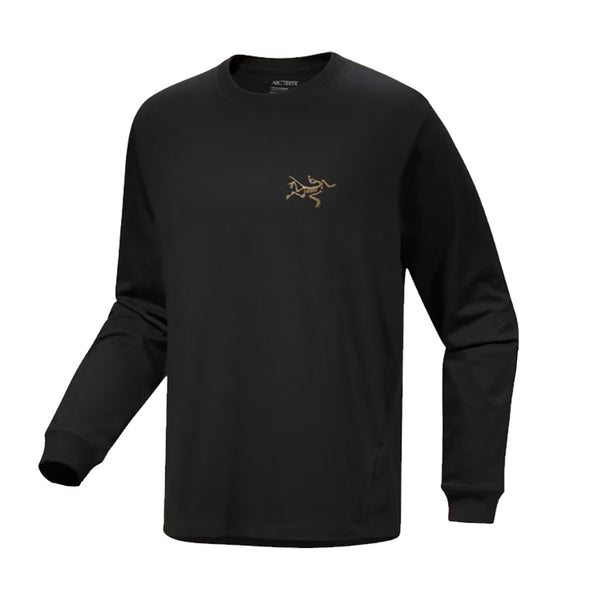 Arc'teryx Kragg Cotton LS Tee - 24K Black FRONT