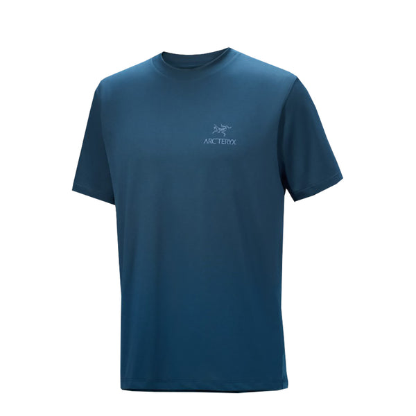 Arc'teryx Kragg SL Cotton Bird Word Shirt S/S Tee - Nightscape / Lt Night