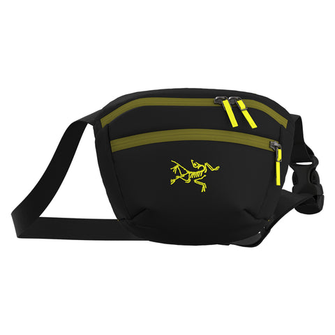 Arc'teryx Mantis 1 Waist Pack - Black / Olive Moss FRONT