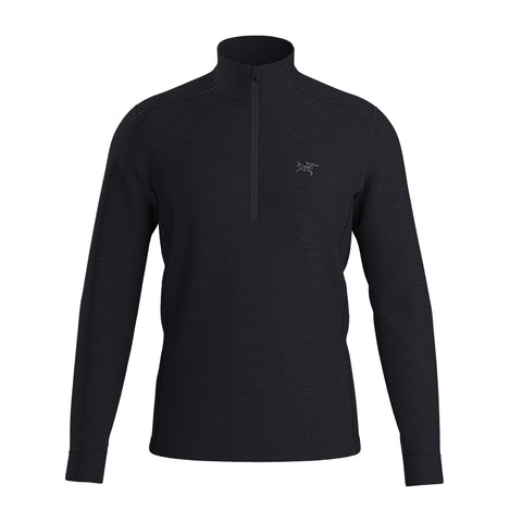 Arc'teryx Rho Merino Wool Zip Neck - Black