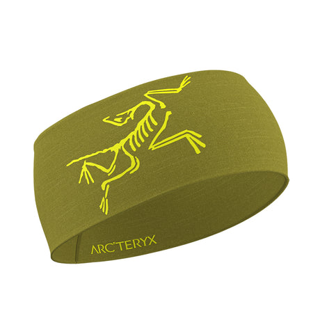 Arc'teryx Satoro Merino Headband - Olive Moss / Euphoria