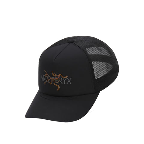 Arc'teryx Bird Word Trucker Hat - 24K Black FRONT