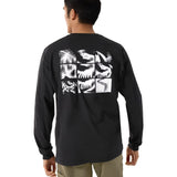 Arc'teryx Kragg SL Cotton Bird Tile LS Tee - Black / Arctic Silk 2