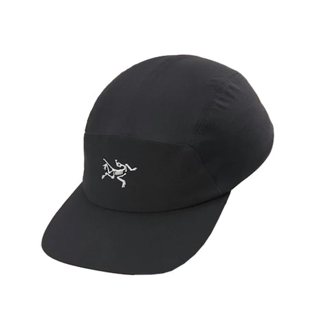 Arc'teryx Gamma 5 Panel Cap - Black / Arctic Silk front