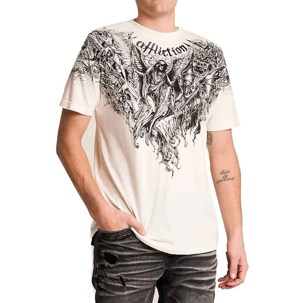 Affliction Eternal Divide S/S Tee - Vintage White