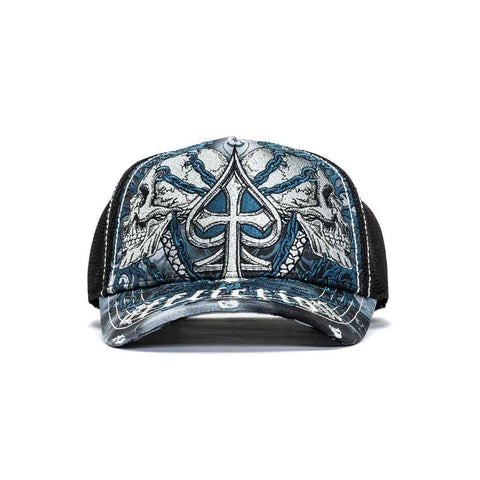 Affliction Charred Martyr Hat - Black Potassium Spray
