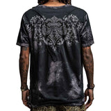 Affliction Environment S/S Tee - Black Brush Wash Back