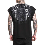 Affliction Skeleton Muscle Tee - Black Back