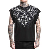 Affliction Skeleton Muscle Tee - Black