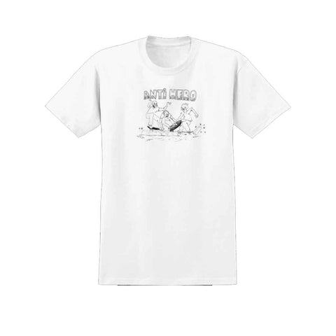 Antihero Curb Pit S/S Tee - White/Black