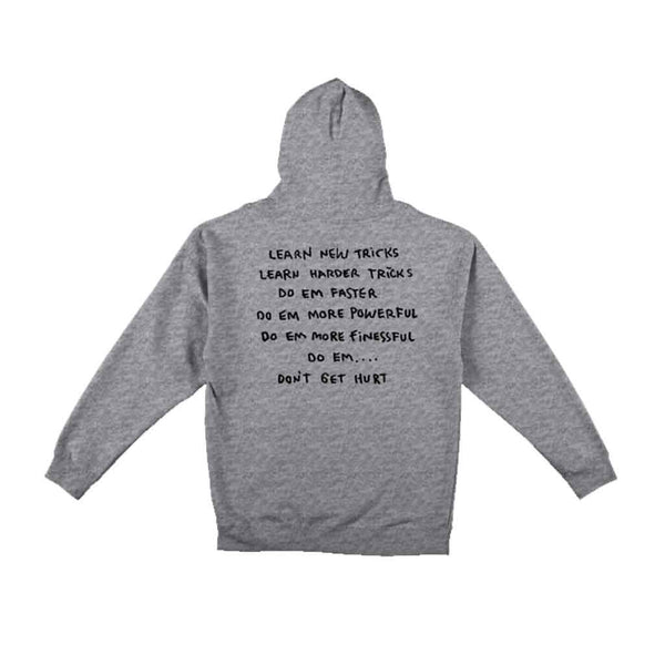 Krooked New Tricks Zip Hoodie - Grey Heather