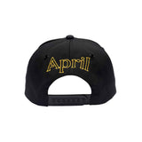 April EMB Snapback - Black/Gold Yellow Back