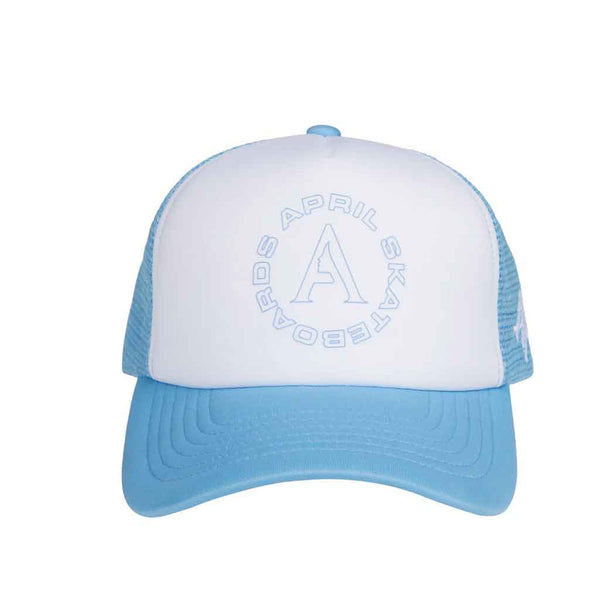 April Full Circle Trucker - White/Blue