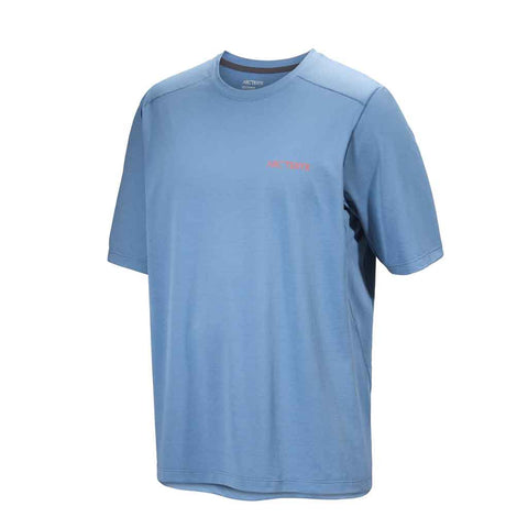 Arcteryx Cormac Arc'Bird Logo SS - Stone Wash Heather