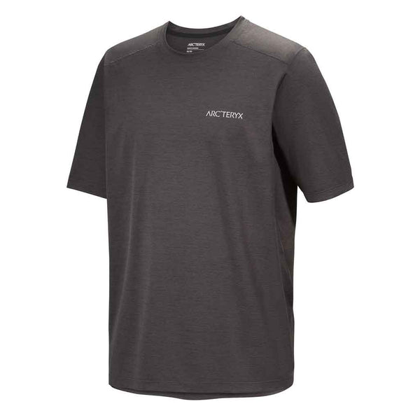 Arcteryx Cormac Arc'Bird Logo SS - Black Heather