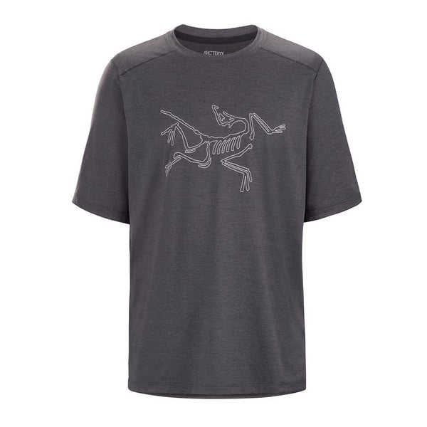 Arcteryx Cormac Logo Shirt S/S Tee - Black Heather