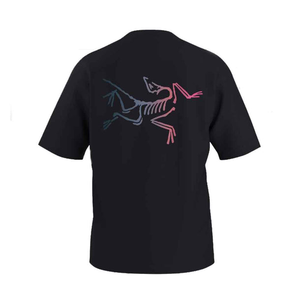 Arcteryx Kragg Cotton Logo S/S - Black/Multi back