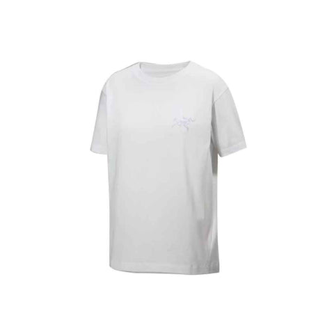 Arc'teryx Women's Kragg Cotton Little Bird S/S Crew - White Light/White