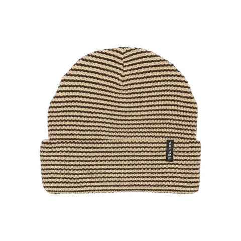 Autumn Stripe Beanie - Natural