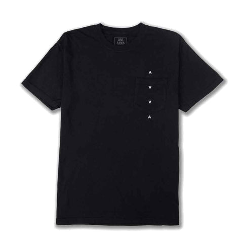 Avva Vert S/S Pocket Tee - Black