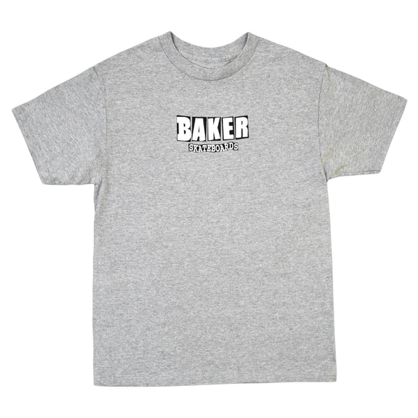 Baker Logo SS TShirt Heather Grey Front