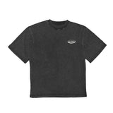 Boarders Oval Washed S/S Tee - Washed Black
